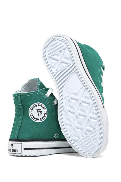 Children's Unisex Green Comfortable Long Sneaker