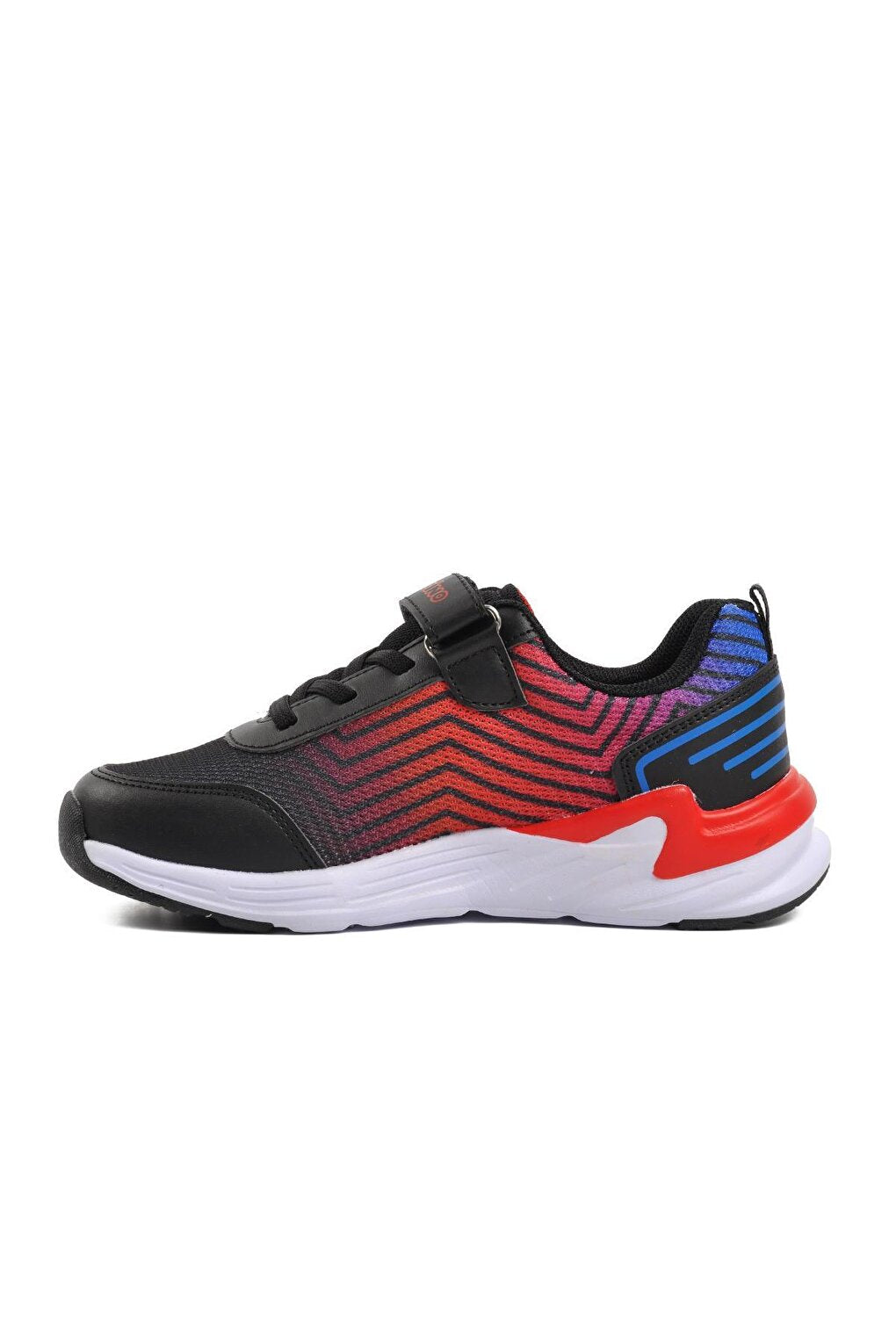 1418-F Black-Red-Sax Mesh Children's Sports Shoes