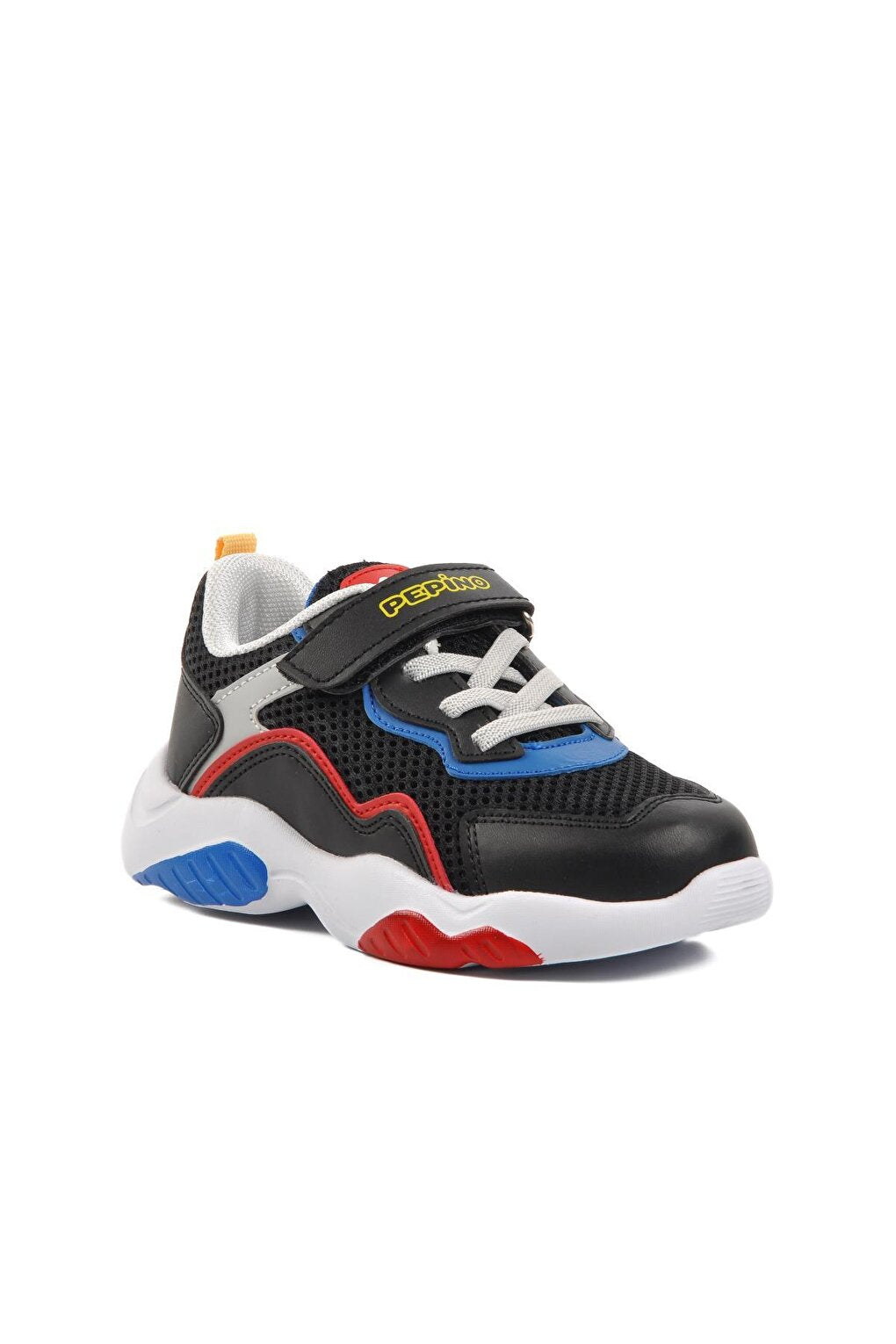 1439-P Black-Ice-Red Children's Sports Shoes