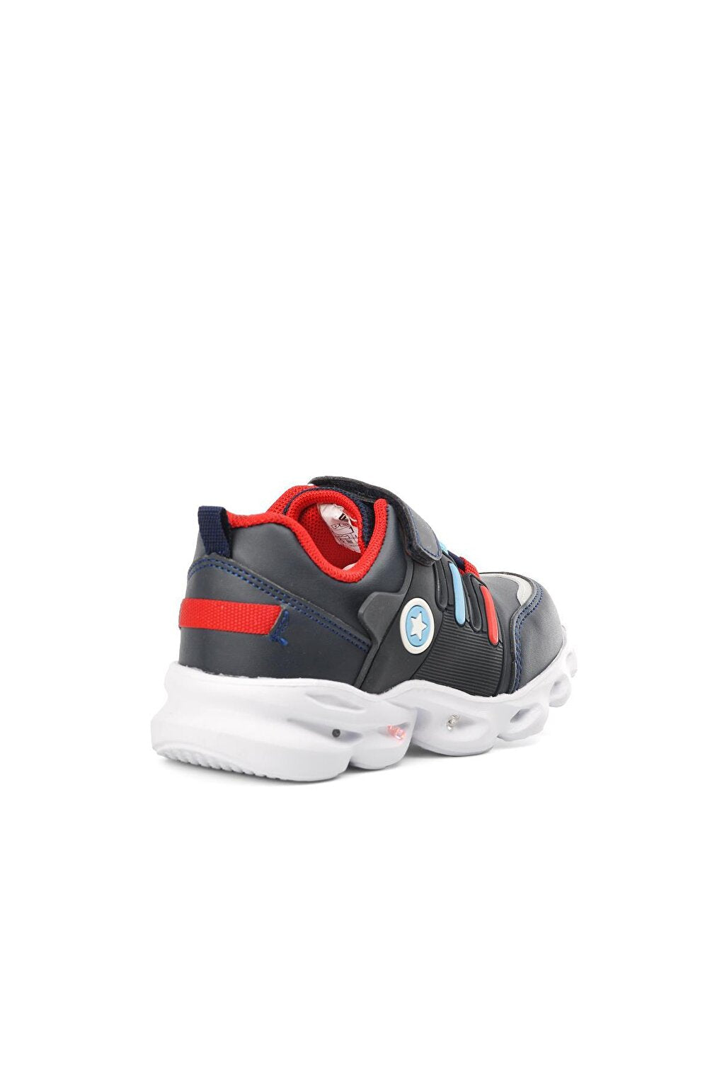 1352-P Navy Blue-Red Children's Sports Shoes