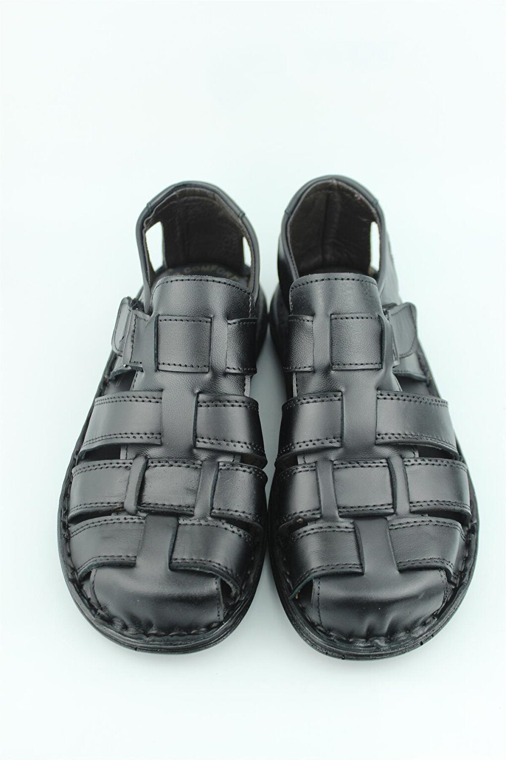 Şehzade 0001 Genuine Leather Comfort Sandals Men