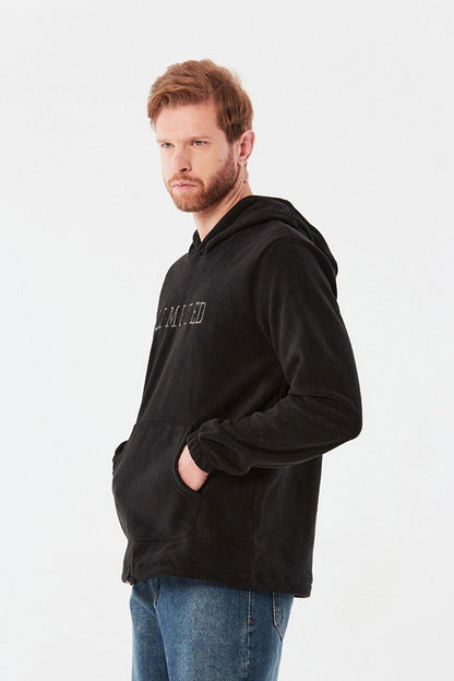 Kangaroo Pocket Hooded Fleece Sweatshirt