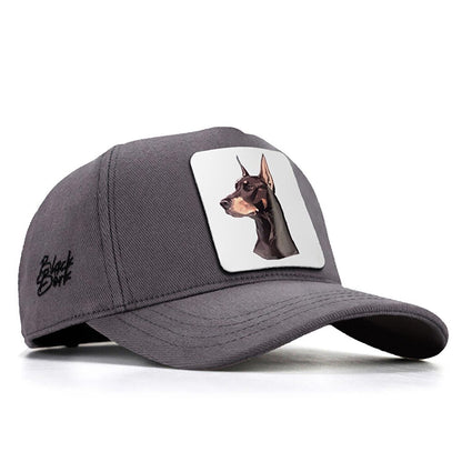 V1 Baseball Dog - Unisex Gray Hat (Cap) with 2 Code Logo