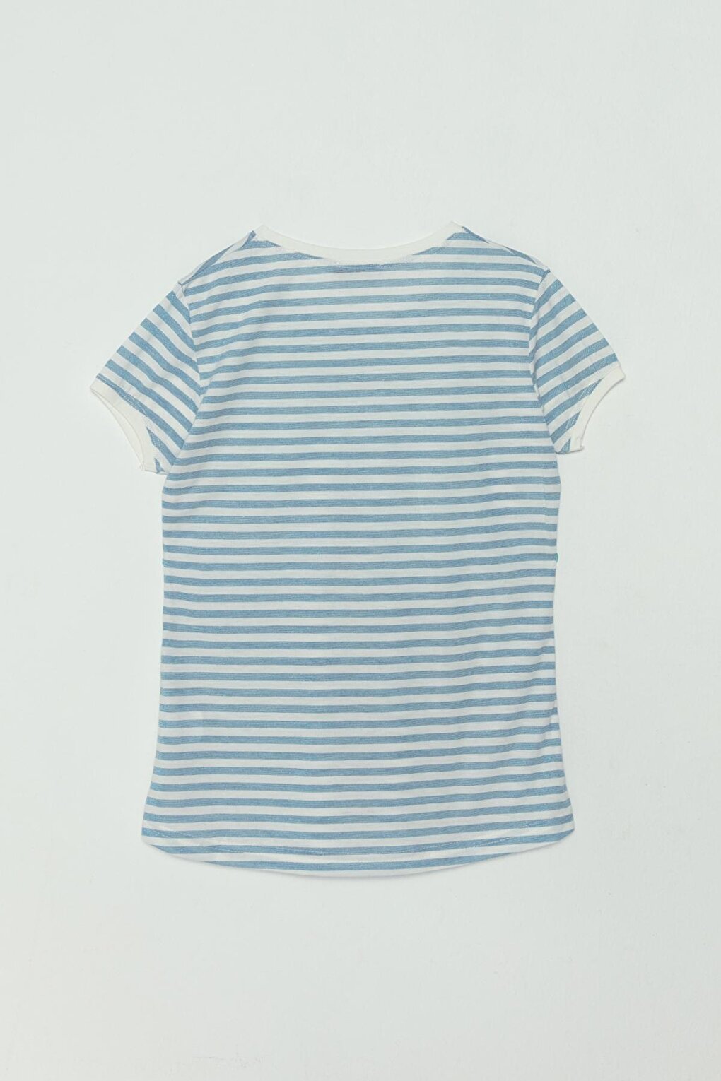 Striped Short Sleeve Girls' T-Shirt