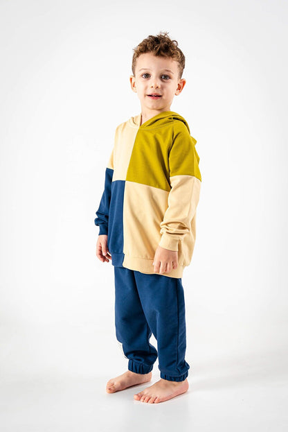 Hooded Long Sleeve Baby Boy 2 Piece Set