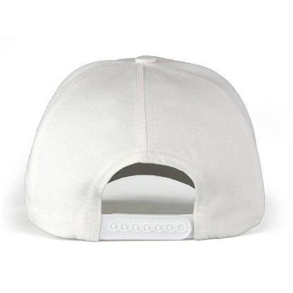 V1 Baseball See You Later Never - Unisex White Hat (Cap) with 2 Code Logo