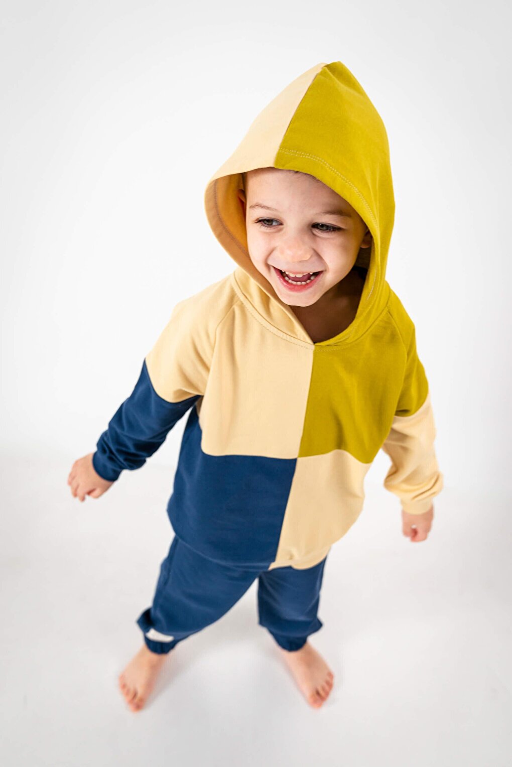 Hooded Long Sleeve Baby Boy 2 Piece Set