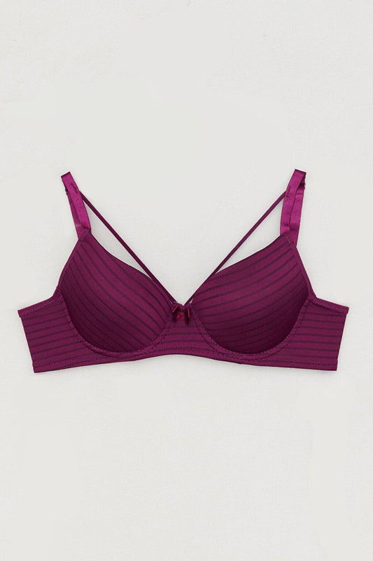 Padded Jacquard Bra