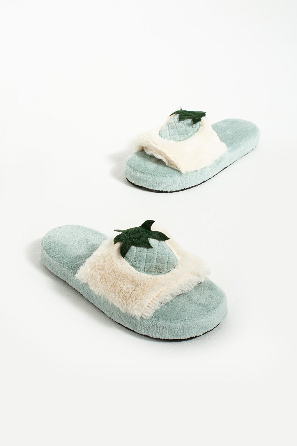 Pineapple Comfortable Sole Thermal Women Home Slippers Z365