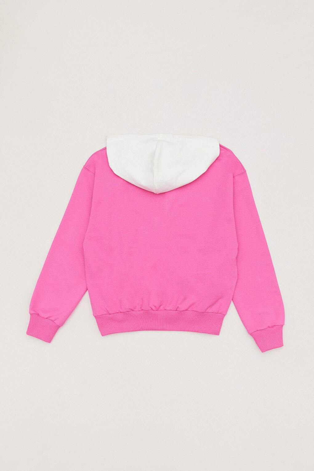 Embroidered Hooded Girl's Sweatshirt