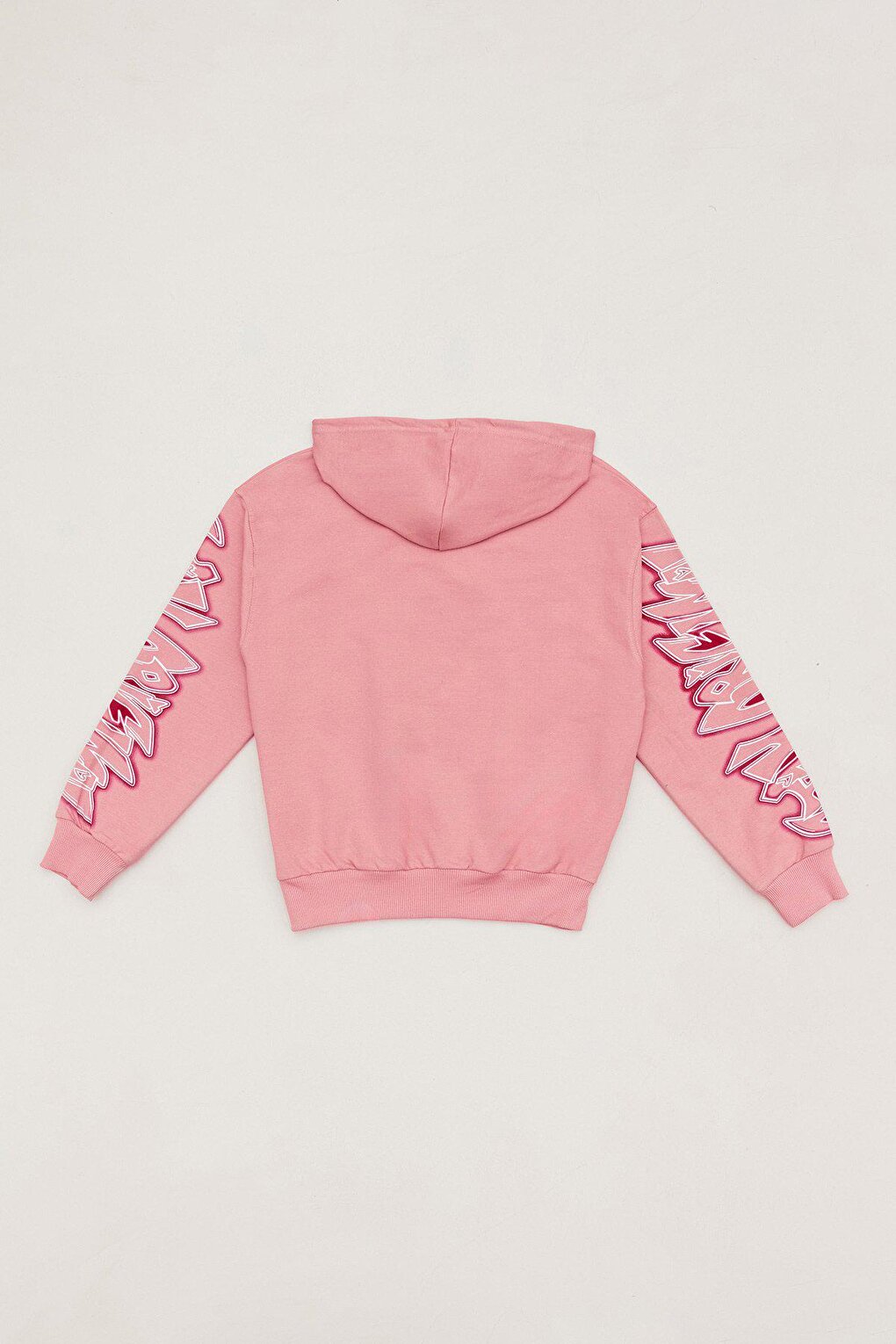 Printed Hooded Girls Sweatshirt