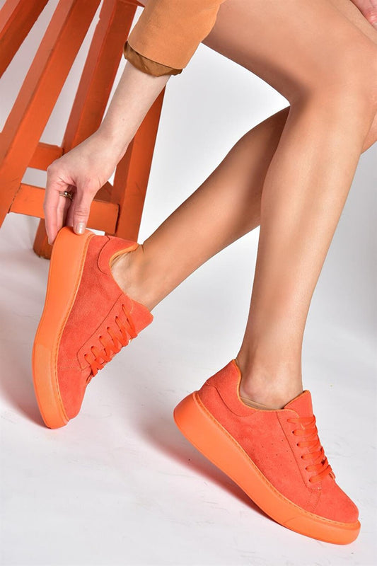 P602045002 Orange Women's Sneakers