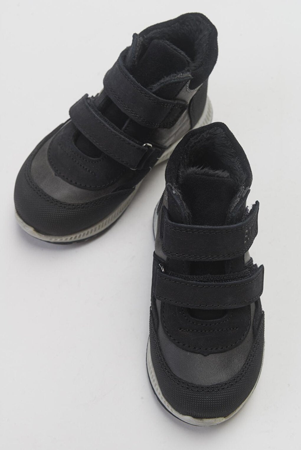 Boy's Black Genuine Leather Children's Boots