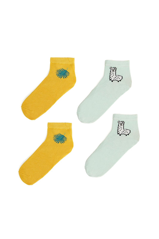 Bamboo Lama 2 Pack Short Socks