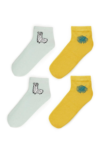 Bamboo Lama 2 Pack Short Socks