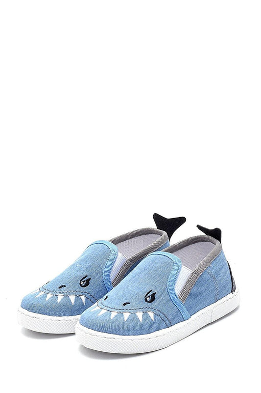 Tailed Shark Linen Children's Shoes-KOT-F-493