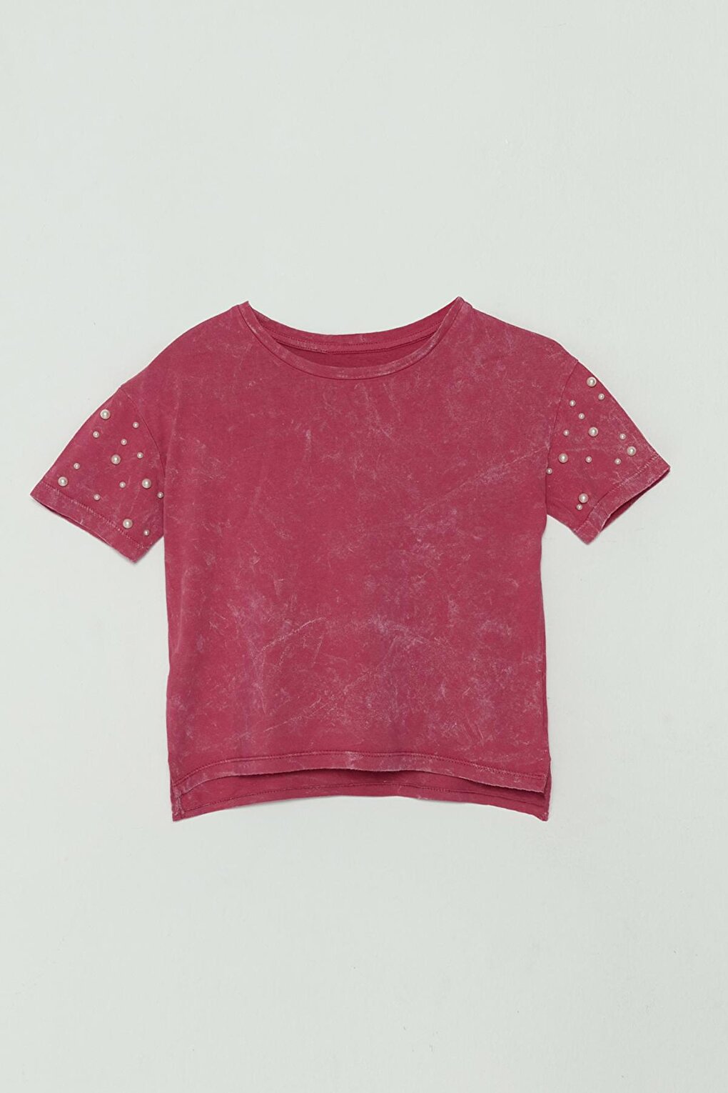 Beaded Embroidered Girl's T-Shirt