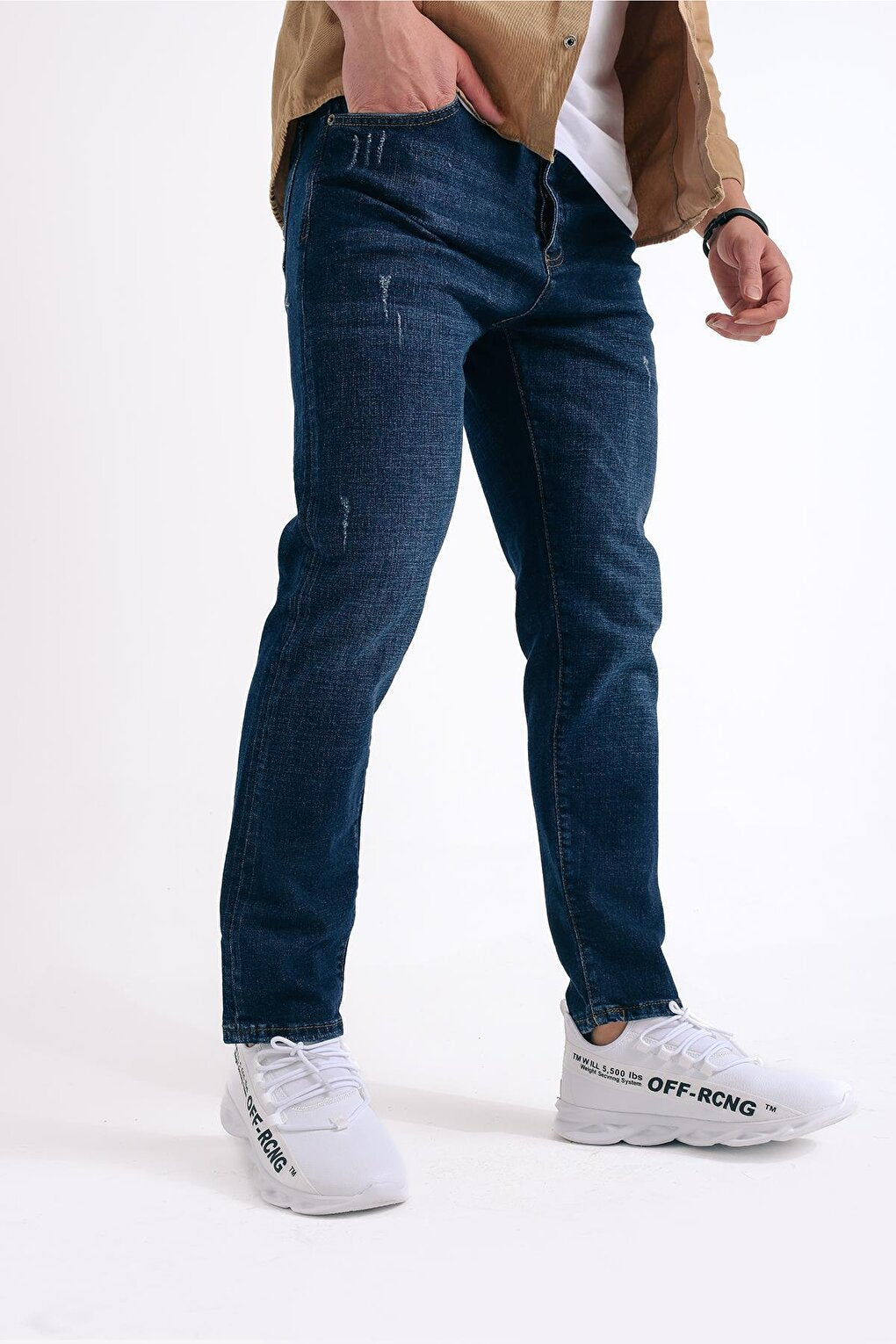 Slim Fit Lycra Claw Men's Jean Trousers