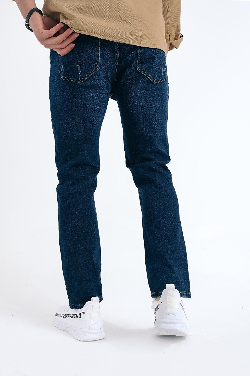 Slim Fit Lycra Claw Men's Jean Trousers