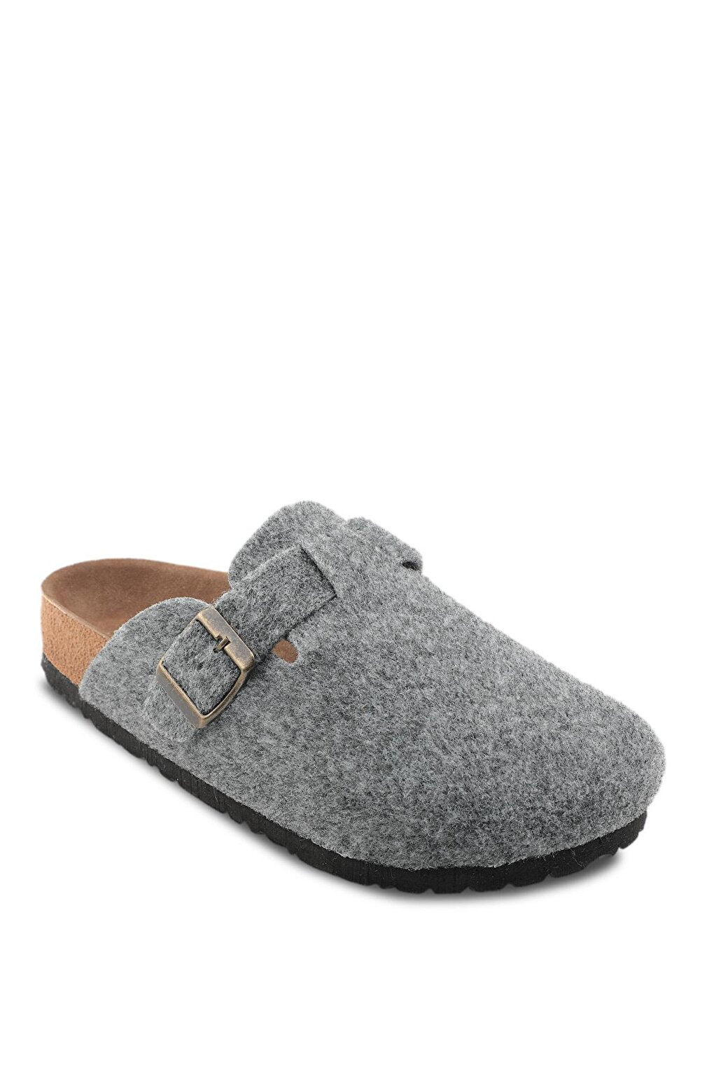 LEO Felt Men's Home Slippers Gray