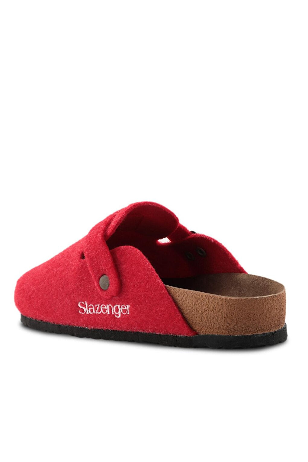 LEO Felt Women's House Slippers Red