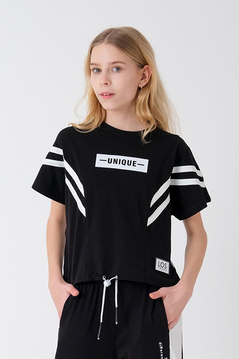 Girl's Adjustable Waist T-Shirt Hn10