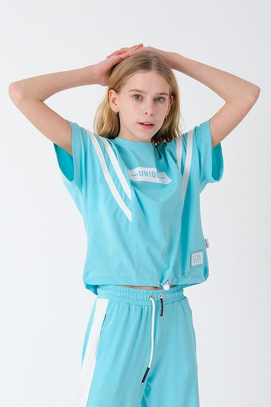 Girl's Adjustable Waist T-Shirt Hn10