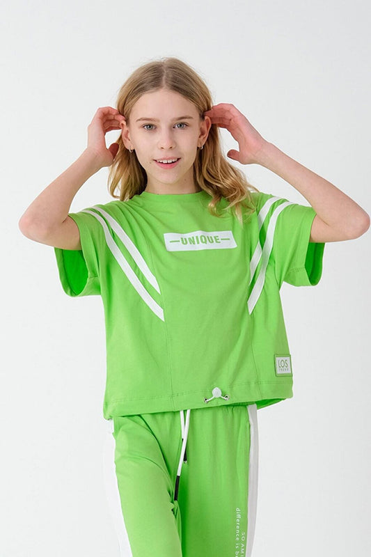 Girl's Adjustable Waist T-Shirt Hn10