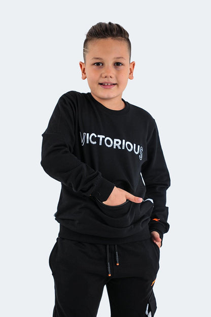 DION Unisex Children's Tracksuit Black