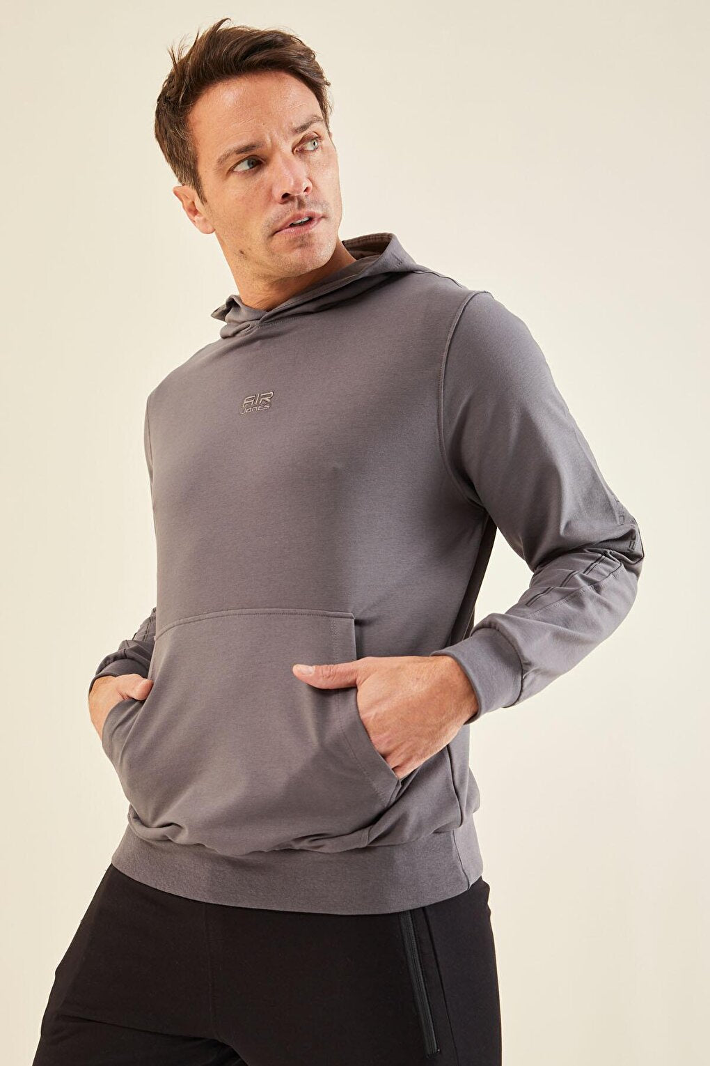 Ulrich Dark Gray Hooded Men's Sweatshirt - 88311