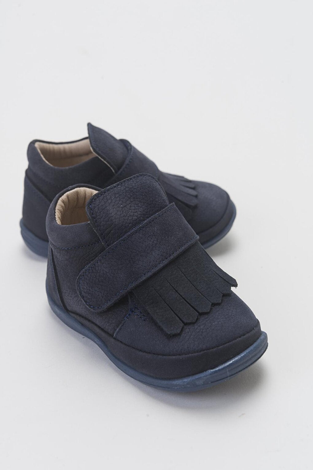 Boys' Navy Blue Genuine Leather Casual Children's Shoes