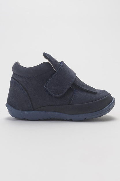 Boys' Navy Blue Genuine Leather Casual Children's Shoes