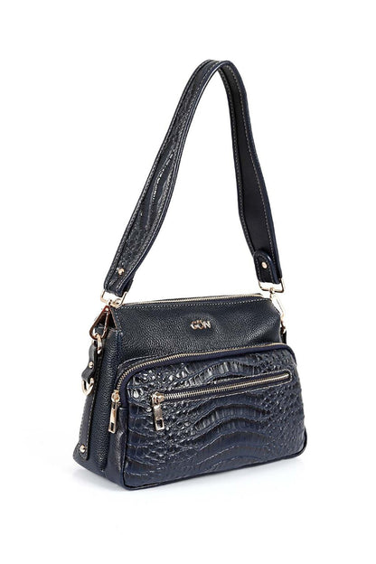 DARK BLUE Small Size Women's Shoulder and Messenger Bag K5249