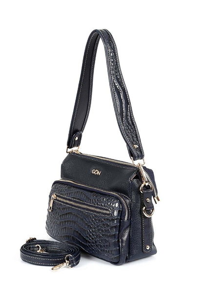 DARK BLUE Small Size Women's Shoulder and Messenger Bag K5249