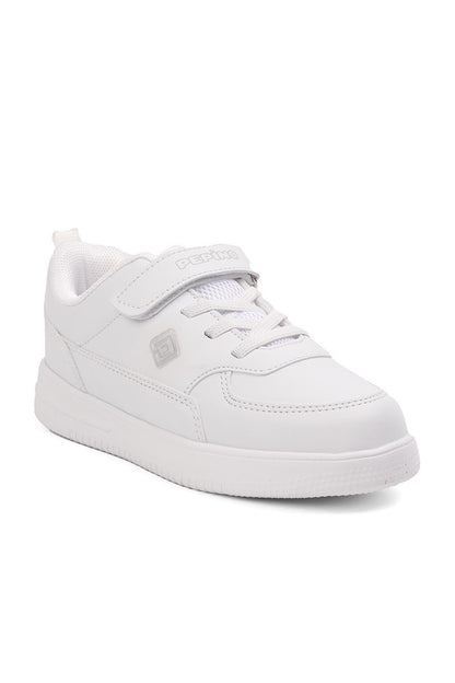 1302-F White Children's Sports Shoes