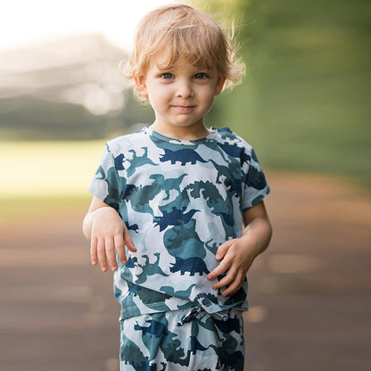 Camouflage Dino Patterned Baby Set