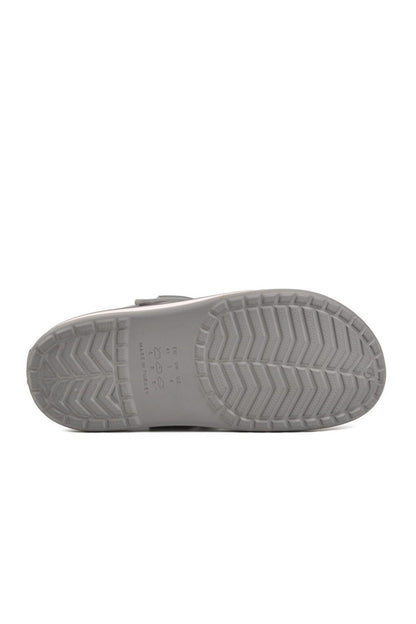 Grey-White Men's Sabo Slippers 5001