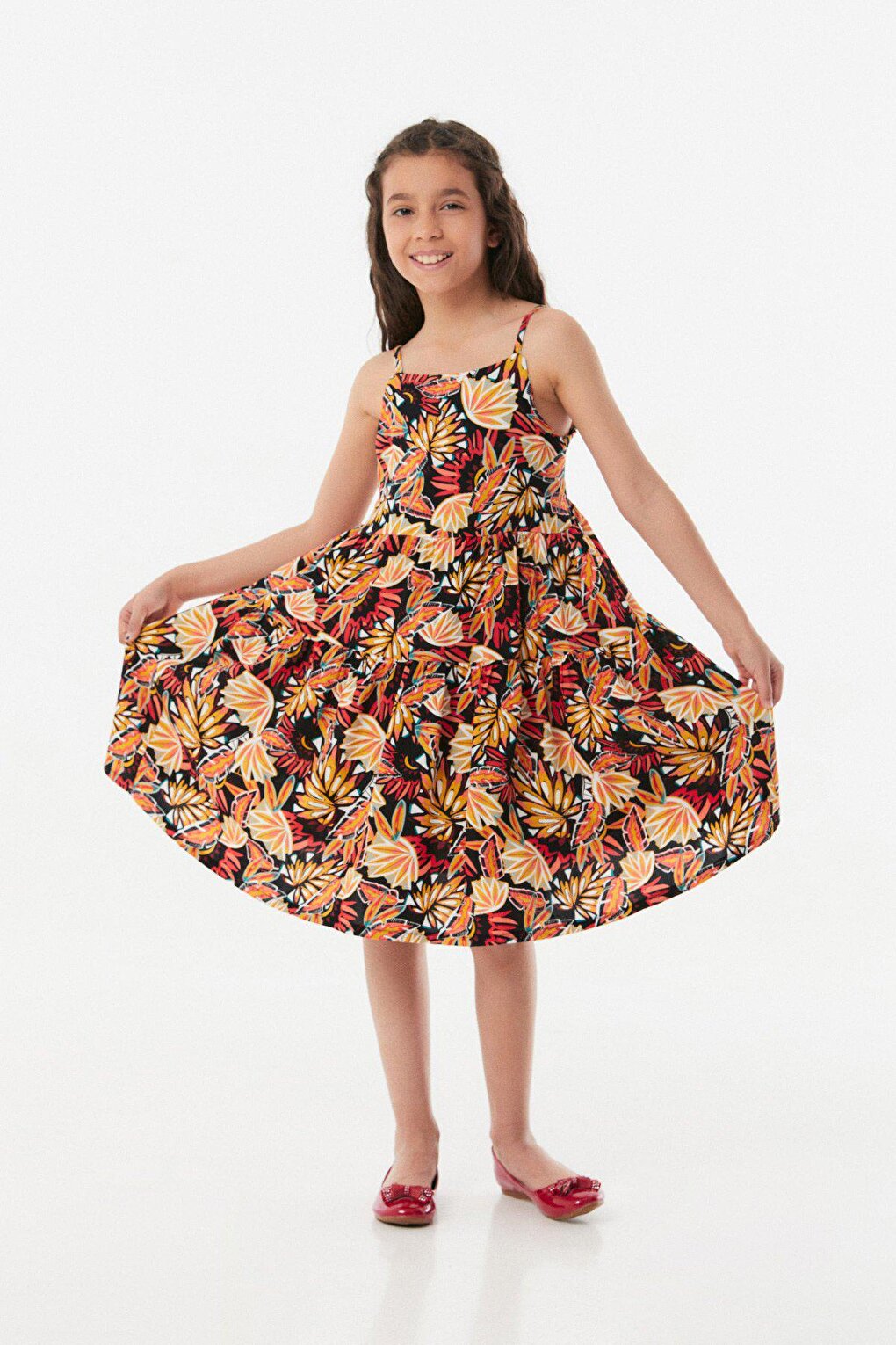 Printed Gipelli Girl's Dress