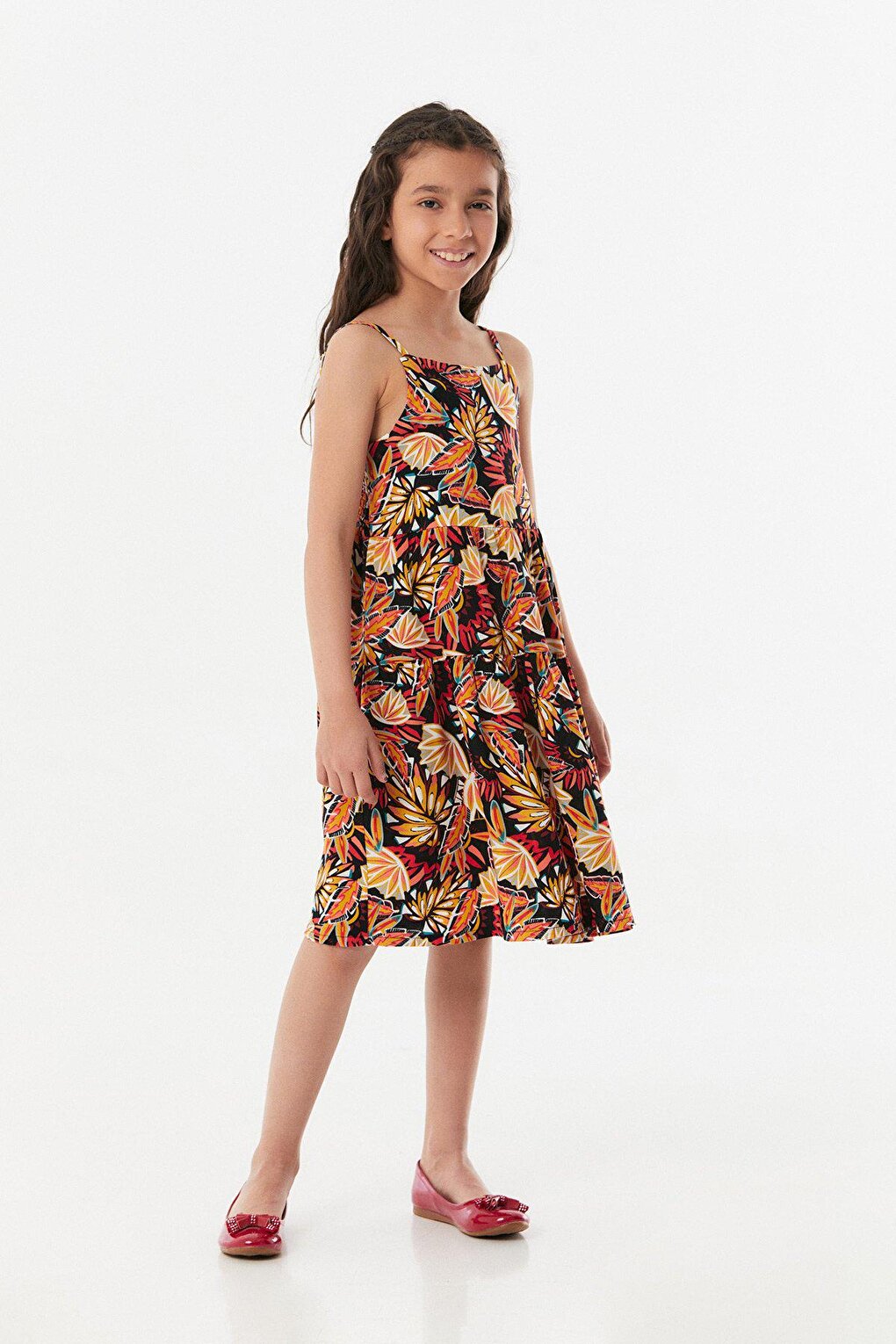 Printed Gipelli Girl's Dress