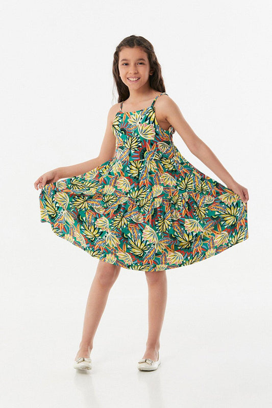 Printed Gipelli Girl's Dress