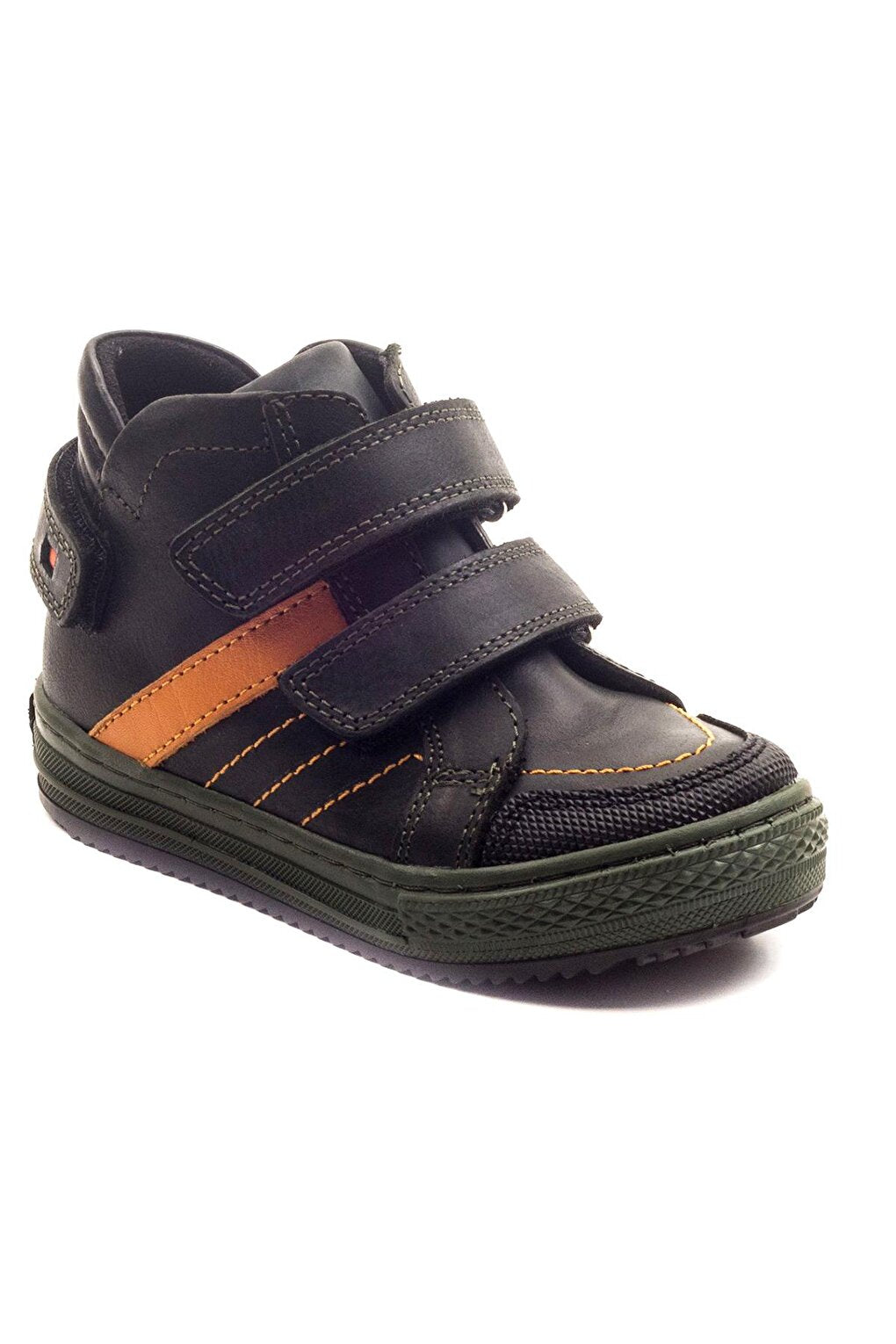 Boy's Green Leather healthy Supported Children's Boots