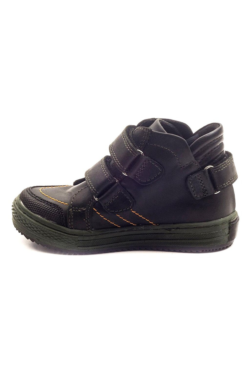 Boy's Green Leather healthy Supported Children's Boots