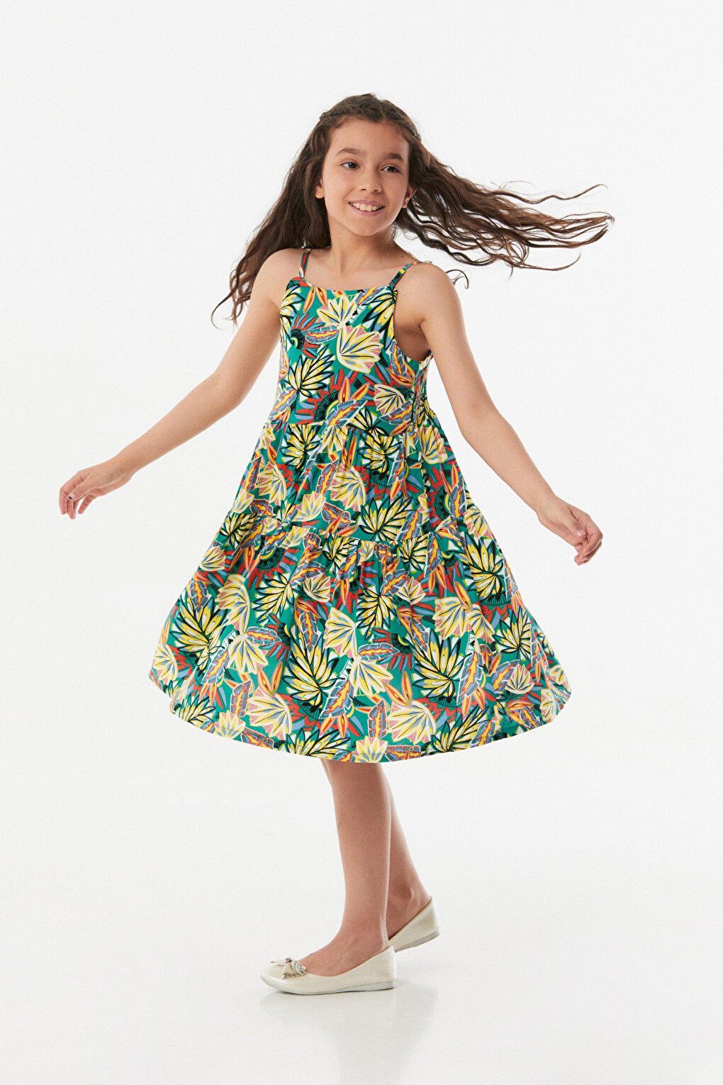 Printed Gipelli Girl's Dress