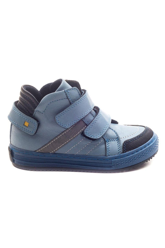 Boy's Blue Leather healthy Supported Children's Boots