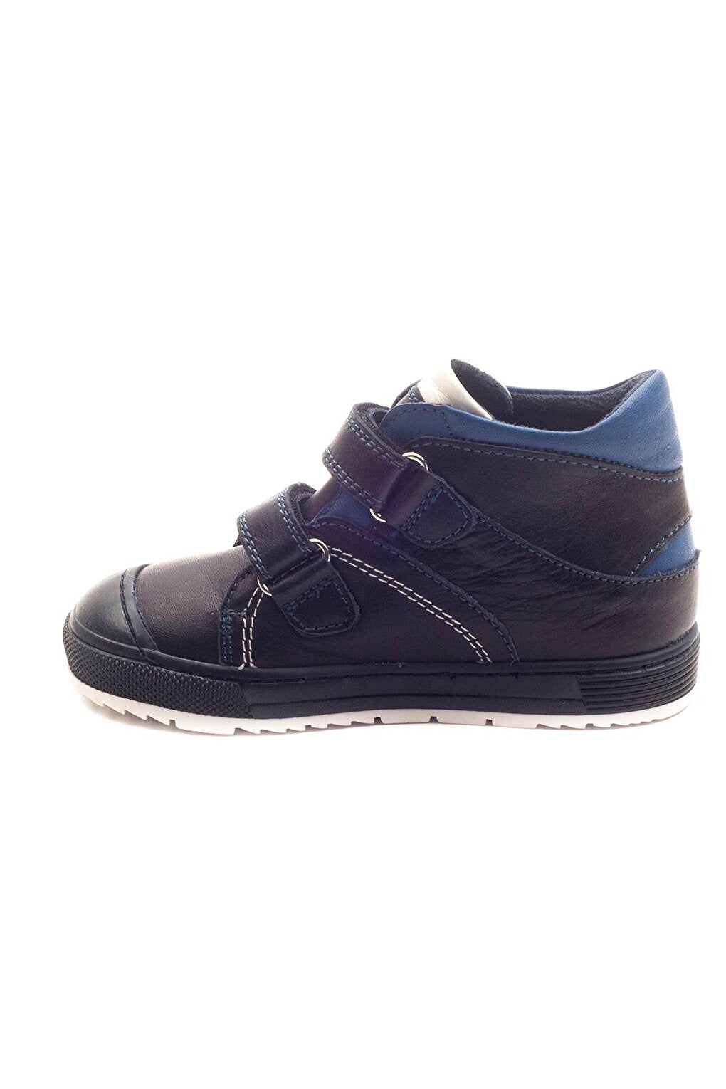 Boy's Navy Blue Leather healthy Supported Children's Boots