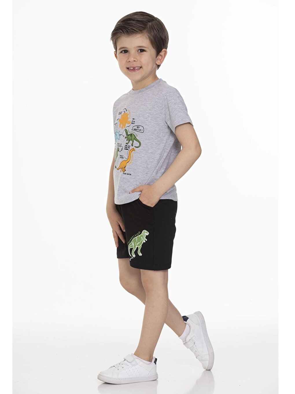 Dinosaur Printed Shorts Set 63202