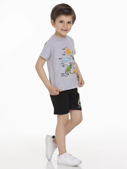 Dinosaur Printed Shorts Set 63202