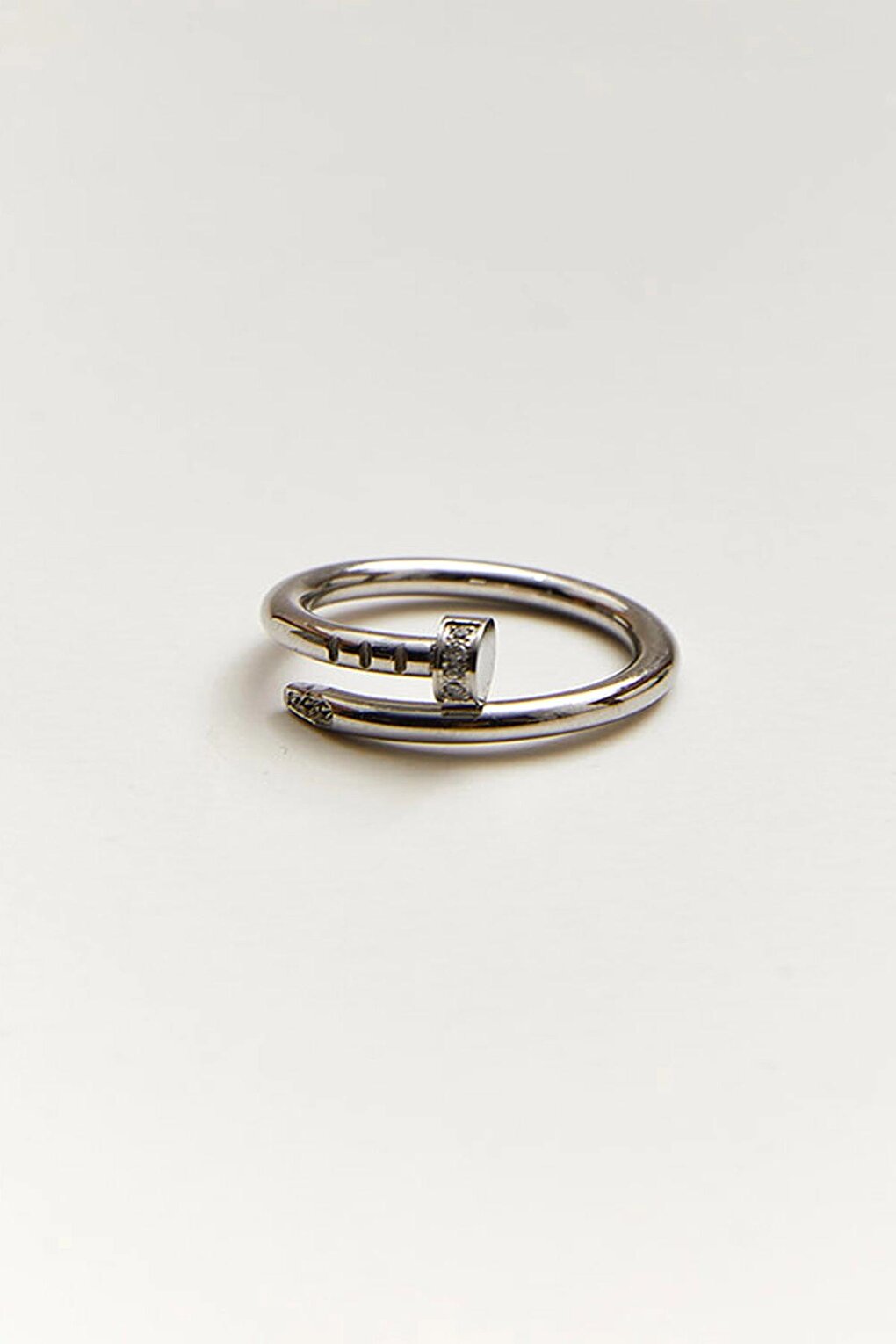 Women's Accessory Steel Brand Nail Ring