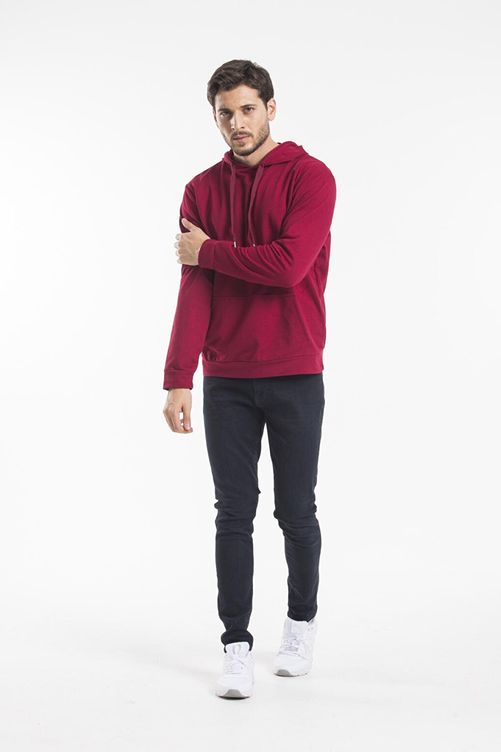 Men's Hooded Regular Fit Thin Sweatshirt SPR 20K55