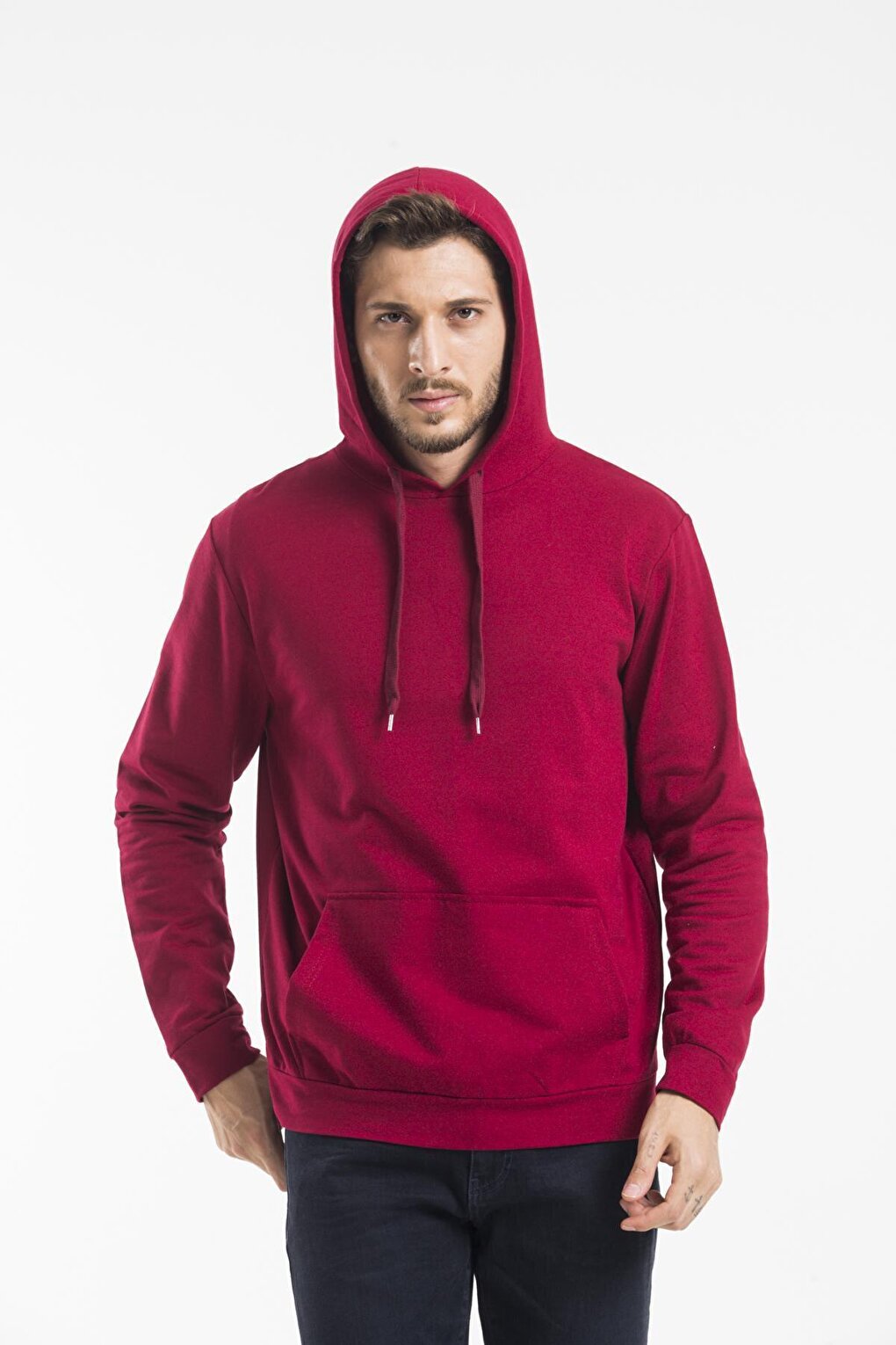 Men's Hooded Regular Fit Thin Sweatshirt SPR 20K55